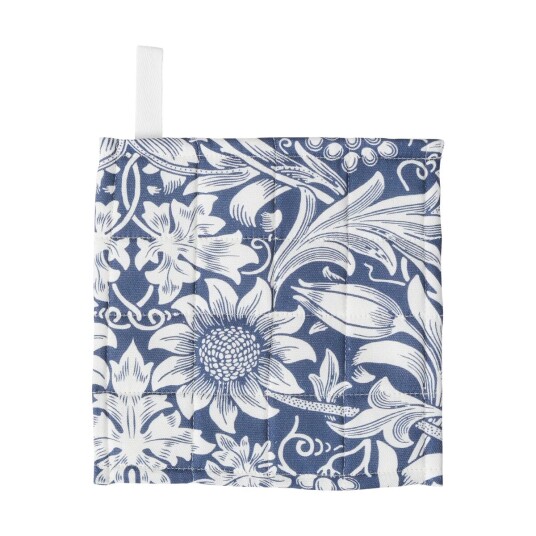 Klippan Yllefabrik Sunflower gryteklut 20 x 20 cm Dark denim