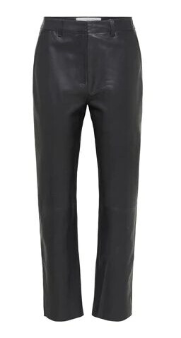Selected Femme Marie Mw Leather Pants - Black 34 Selected Femme Marie Mw Leather Pants - Black 34