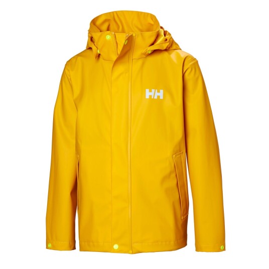 Helly Hansen Junior Moss Klassisk Helox Regnjakke Gull 140/10 Gull140/10