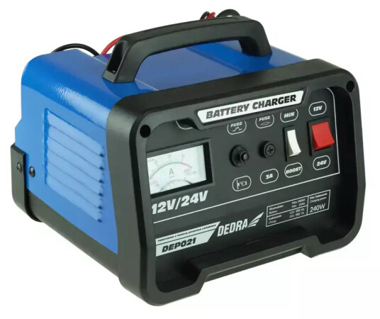 Dedra DEP021 Batterilader 20A 12 24v Dedra DEP021 Batterilader 20A 12 24v