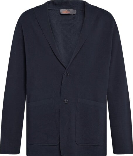 Morris Jake Knitted Blazer OLD BLUE XXL