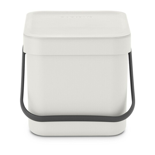 Brabantia Sort & Go søppelbøtte 6 liter Lysegrå