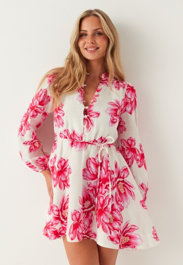 Forever New Annalise Fluted Mini Dress Forever New Annalise Fluted Mini Dress
