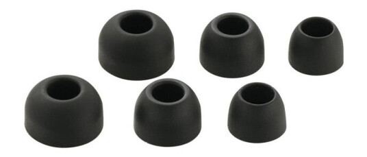 Basetech Yti-189 In-Ear Hovedtelefon Ørepuder 3 Paar Sort