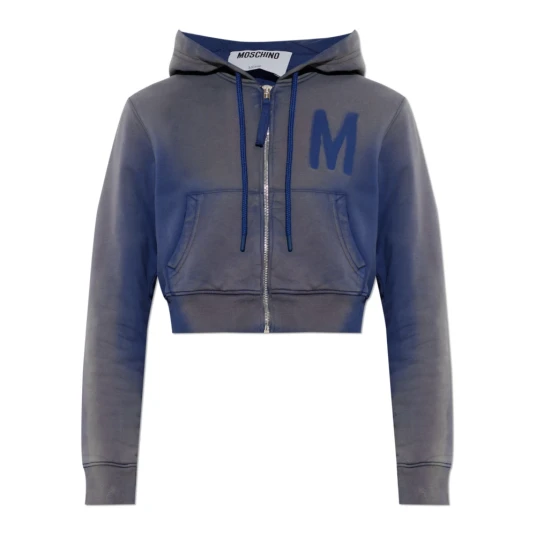 Moschino, Dame, Gensere & Hettegensere, Blå, M,
