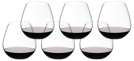 Riedel O Wine Tumbler Pinot Noir/Nebbiolo vinglass 6-pakning 20-årsjubileum