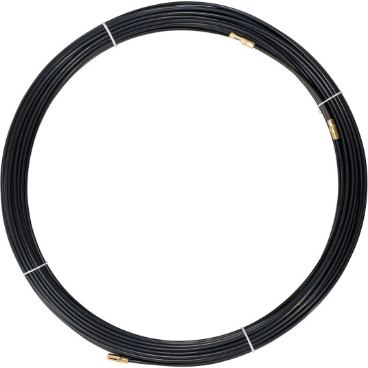 TREKKEFJÆR NYLON. 30M SORT