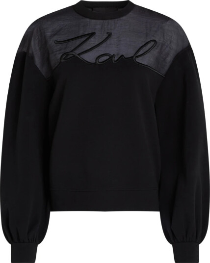 Karl Lagerfeld Dame Gensere & Hettegensere Svart L, Karl Lagerfeld Dame Gensere & Hettegensere Svart L,