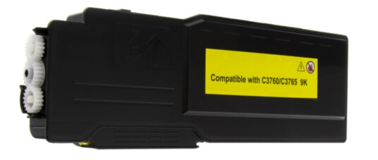 593-11120, Tonerkassett, erstatter Dell F8N91, gul, 9.000 sider, inkClub