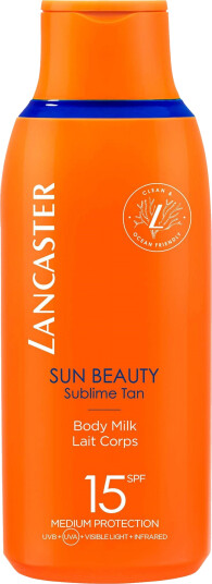 Lancaster Sun Beauty Silky Body Milk SPF 15 175 ml - Fuktighetsgivende Solkrem
