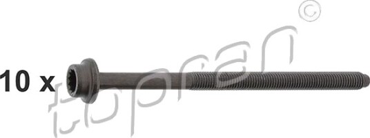 Topplokksbolter TOPRAN 109 548 Topplokksbolter TOPRAN 109 548