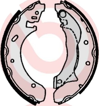 Bremsesko sett BREMBO S 24 524 Bremsesko sett BREMBO S 24 524