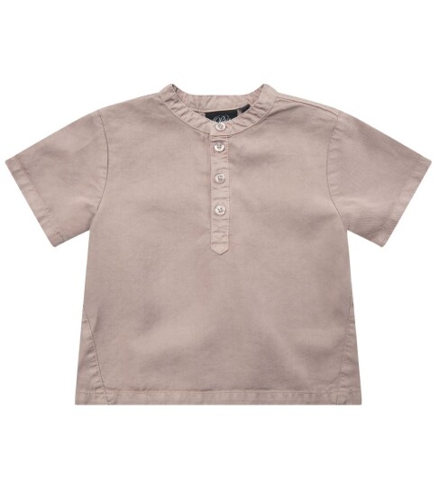 Sofie Schnoor Petit by Skjorte k/e Vergil Warm Grey 80 Skjorte K/E Beige