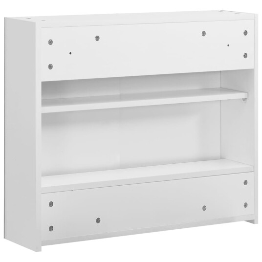 vidaXL Speilskap til baderom hvit 80x15x60 cm MDF vidaXL Speilskap til baderom hvit 80x15x60 cm MDF