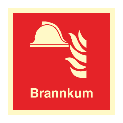 Jo Safety Brannkum Etterlysende plast 200 x mm 6305013PRNN