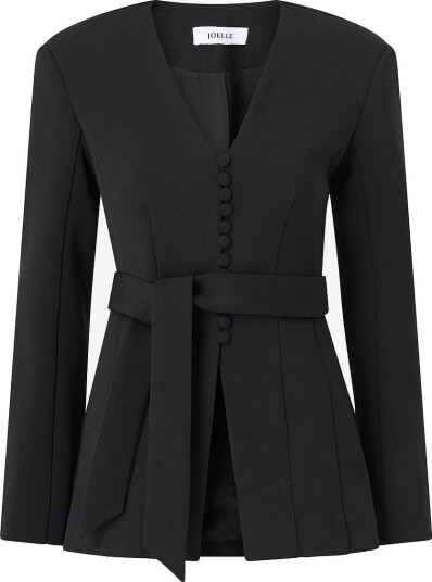 Joelle Ettersittende blazer Svart