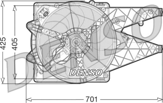 DENSO DER09100 Kjølevifte