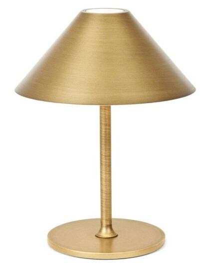 Hygge Bordlampe på batteri Ø19cm, messing Hygge Bordlampe på batteri Ø19cm, messing