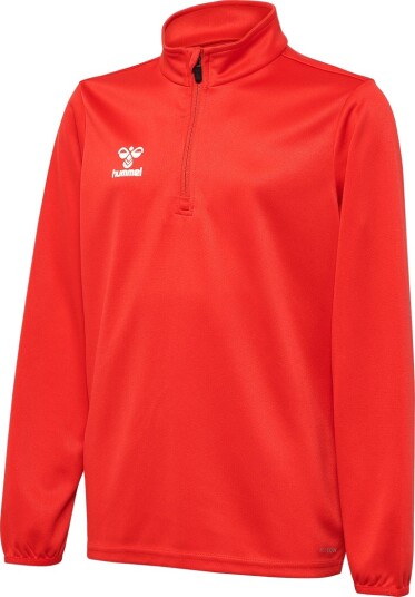 Hummel Genser HmlEssential Half Zip Ekte rød Hummel Teamsport 10 år 140 Genser