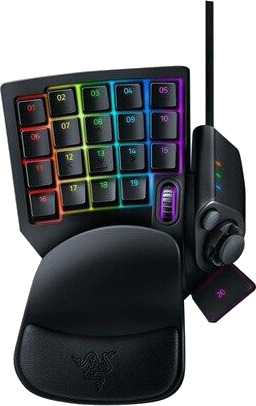 Razer Tartarus V2 Gaming Tastatur med RGB Belysning og Ergonomisk Håndleddstøtte - Svart Razer Tartarus V2 Gaming Tastatur med RGB Belysning og Ergonomisk Håndleddstøtte - Svart