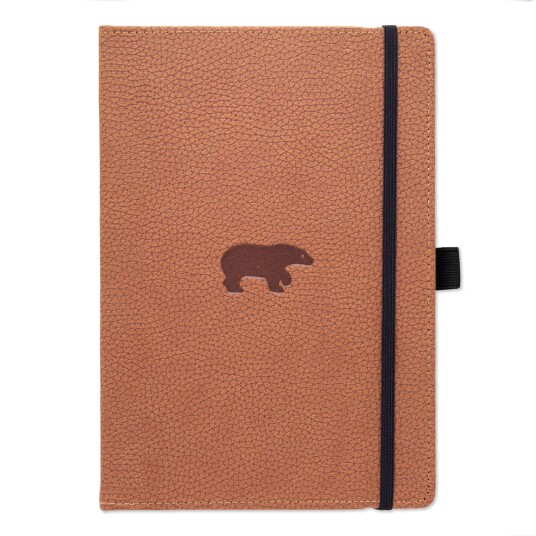 Dingbats* Wildlife A4+ Brun Bear Notatbok Dotted Dingbats* Wildlife A4+ Brun Bear Notatbok Dotted