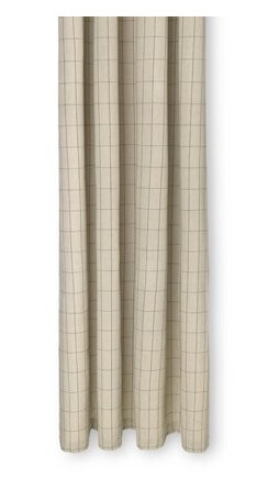 Chambray dusjforheng, Grid Sand Chambray dusjforheng, Grid Sand