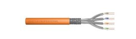 DIGITUS Professional - Bulkkabel - 1000 m - 7,5 mm - S/FTP - simplex - CAT 7 - IEEE 802.5/IEEE 802.3 - halogenfri, solid - oransje, RAL 2000