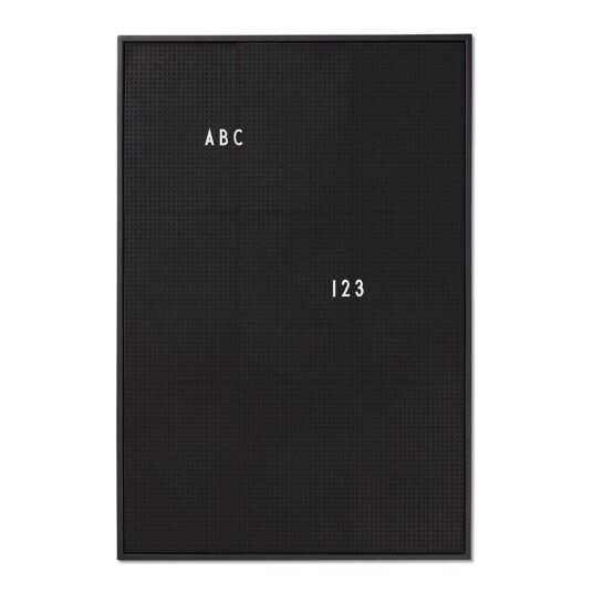 Design Letters bokstavstavle A2 Svart
