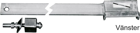 Ryli Låsestang 8128123 700 mm, Herdet Kulebolt Venstre