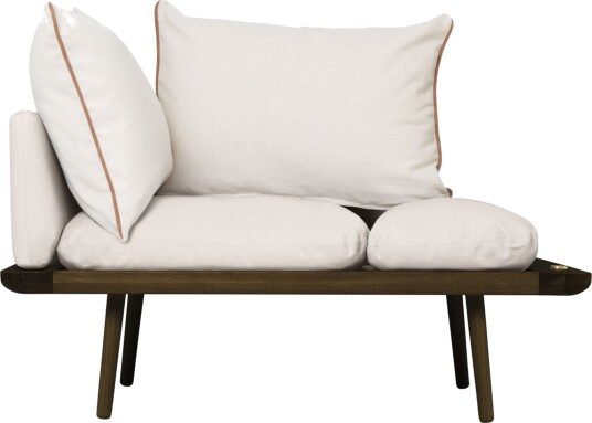 Umage Lounge Around 1½ seters Sofa Mørk Eik/hvit Sand