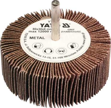 Yato 80mm Lamellesliper Slipeskive Kornstørrelse 150
