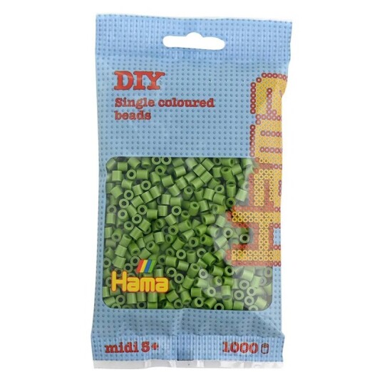 Hama Ironing Beads - Olive Grønn (84) 1000pcs. Hama Ironing Beads - Olive Grønn (84) 1000pcs.