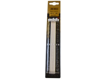 Addi Strømpepinner Aluminium 15 cm 3,00 mm / 5.9in US2Â½