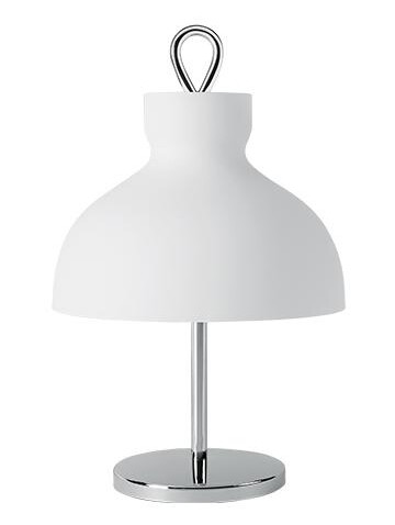 TATO Arenzano Bordlampe Lav Hvit & Krom
