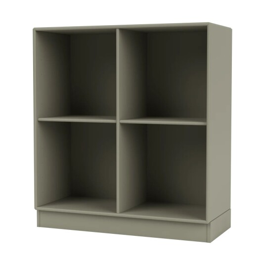 Montana SHOW hylle 69,6 x 69,6 cm, sokkel 7 cm 144 Fennel