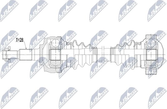 Nty Drivaksel NTY NPW PS 019