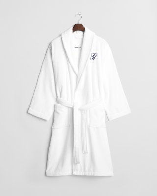 Brodert morgenkåpe unisex Brodert morgenkåpe unisex