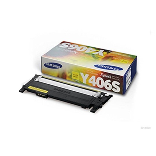 Samsung CLP-360 (CLT-Y406/ELS) Y Toner - SU462A Original - Gul 1000 sider Samsung CLP-360 (CLT-Y406/ELS) Y Toner - SU462A Original - Gul 1000 sider