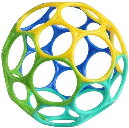 Oball Classic Babyleke Ball 10 cm - Blå/Grønn