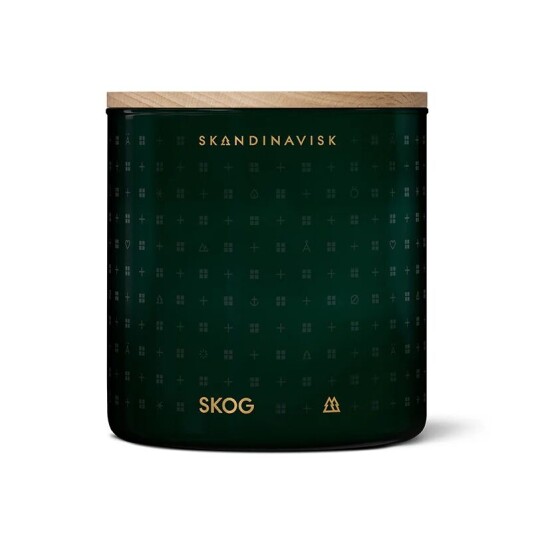 Skandinavisk Skog duftlys med lokk 400 g