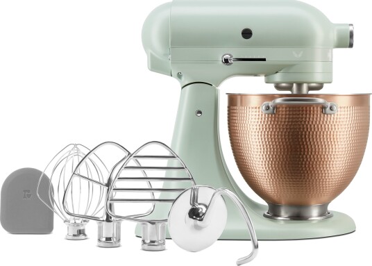 KitchenAid Artisan KSM180 Kjøkkenmaskin 4,8L i Timjansgrønn med Kobberskål