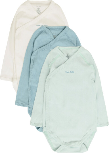 Petit Bateau Sf Bodies Naissance Ml Blue 74