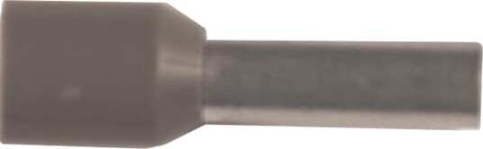 Elitech Endehylse Isolert 4mm2 12mm Grå 10 stk