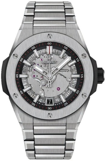 Hublot Herreklokke 456.NX.0170.NX Big Bang 40mm Sølvfarget/Titan Hublot Herreklokke 456.NX.0170.NX Big Bang 40mm Sølvfarget/Titan