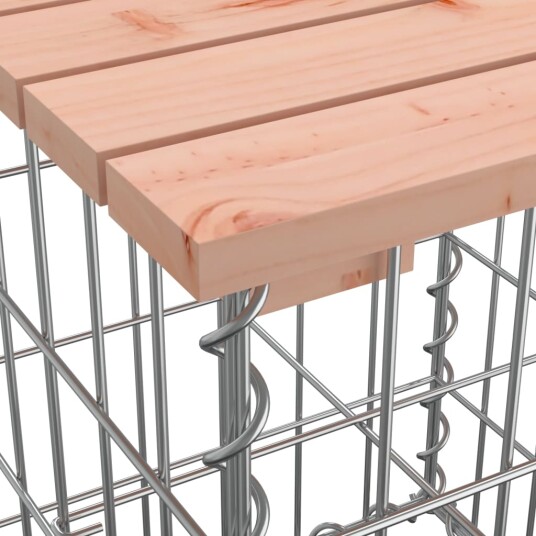 vidaXL Hagebenk gabiondesign 184x71x65,5 cm heltre douglasgran vidaXL Hagebenk gabiondesign 184x71x65,5 cm heltre douglasgran