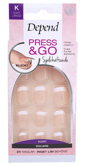 Depend Press & Go French Look Pink Short Depend Press & Go French Look Pink Short