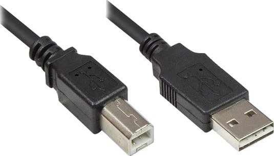 Tilslutningskabel Usb 2.0 Good Connections® Easy Plugg A Til Plugg B Svart 5 M 2510-Eu05 Tilslutningskabel Usb 2.0 Good Connections® Easy Plugg A Til Plugg B Svart 5 M 2510-Eu05