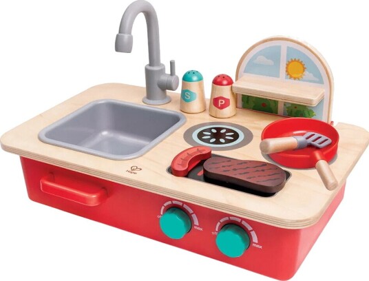 Hape Hape Cook & Create Countertop Kitchen Playset MULTI One Size Hape Hape Cook & Create Countertop Kitchen Playset MULTI One Size