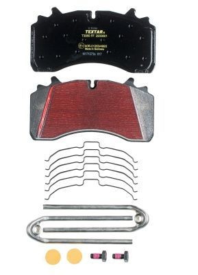 Bremseklosser TEXTAR 2933601 Bremseklosser TEXTAR 2933601