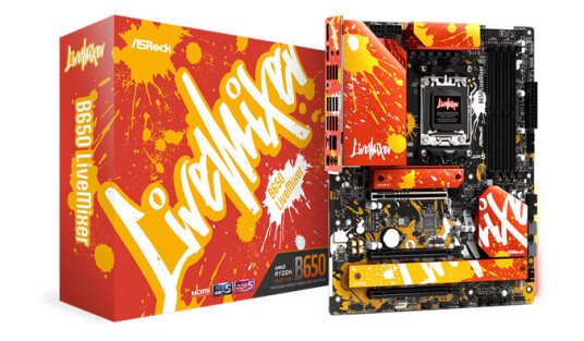 ASRock B650 LiveMixer - AMD B650 - AMD AM5 socket - DDR5 RAM - ATX